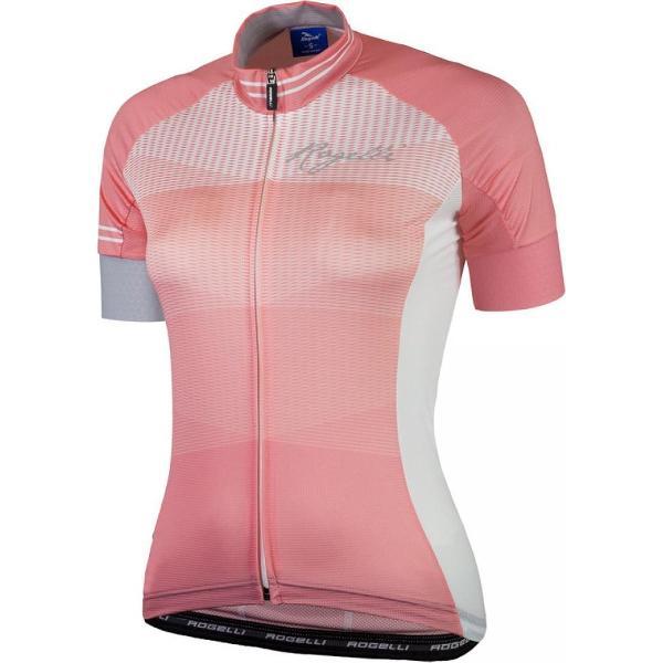 ROGELLI Stelle fietsshirt Dames Zwart - Roze - Wit - XS