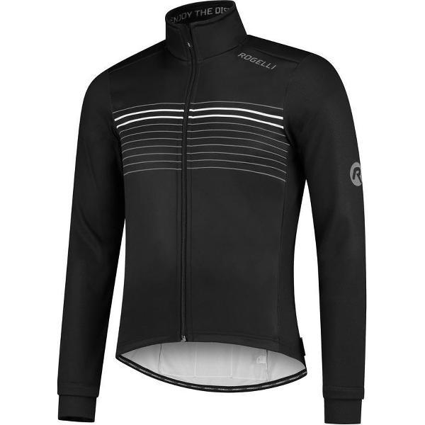 Rogelli Kalon Fietsjack Winter - Heren - Zwart, Wit - Maat 2XL