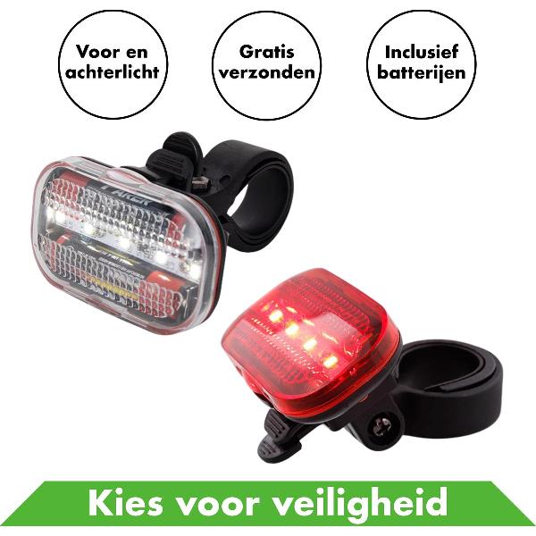 Ambassadeur Trots namens In Round Fietsverlichting Set - Voor En Achter - LED | Vergelijken -  Transport-fiets.nl