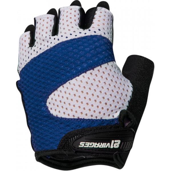 21Virages fietshandschoenen zomer unisex Blauw Wit / Summer cycling glove Airflow Blue white - L