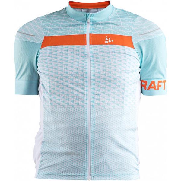 Craft fietsshirt korte mouwen heren Wit / ROUTE JERSEY M - S