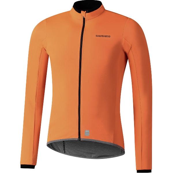 SHIMANO WINDFLEX Fietsjack Oranje Heren-L