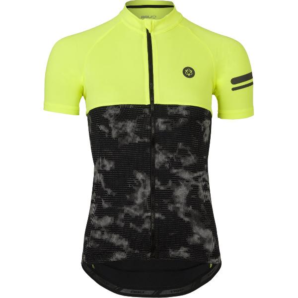 Duo Fietsshirt Essential Dames - Geel - M