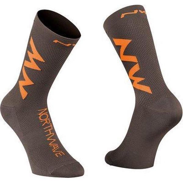 Northwave Extreme Air Socks Black/Siena Orange L (44-47)