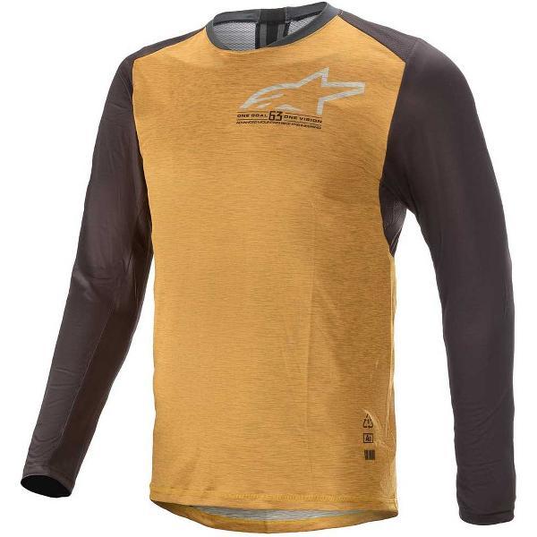 Alpinestars Bicycle Alps 6.0 V2 Jersey Met Lange Mouwen Oranje,Zwart M Man