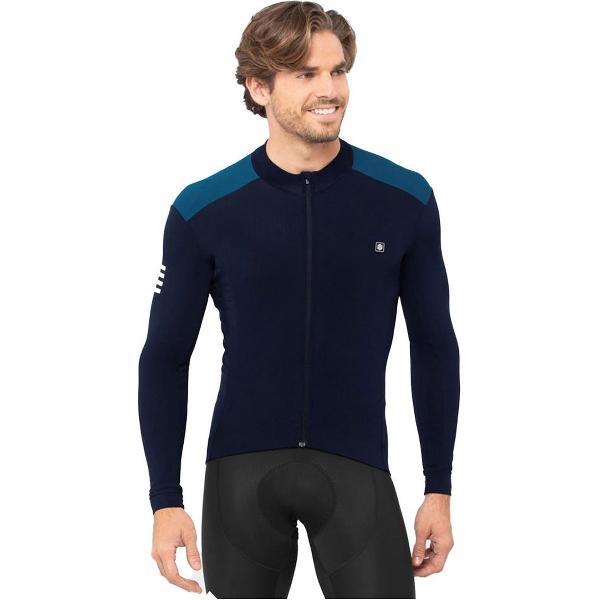 Siroko M4 Cubilla Lange Mouwen Fietsshirt Blauw L Man