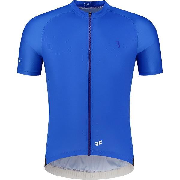 BBB Cycling ComfortFit R - Fietsshirt Heren Korte Mouwen - Duurzaam Wielrenshirt Heren - Blauw - Maat S - BBW-415