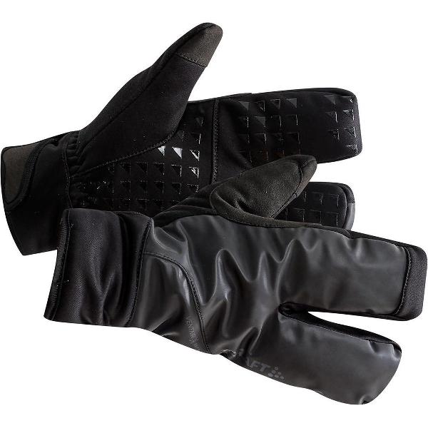 Craft Fietshandschoenen Winter Unisex Zwart / Siberian 2.0 Split Finger Glove Black-S