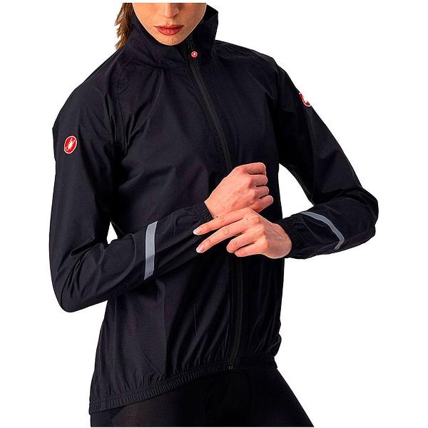 Castelli EMERGENCY 2 RAIN fietsjas Dames Light Black - Vrouwen - maat S