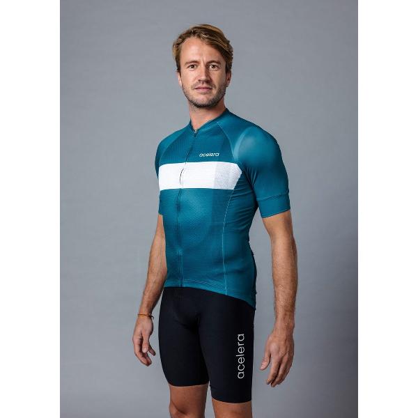 Acelera Intermediate Wielershirt | Fietsshirt heren korte mouw | Wielrenshirt | Fietskleding | Maat M