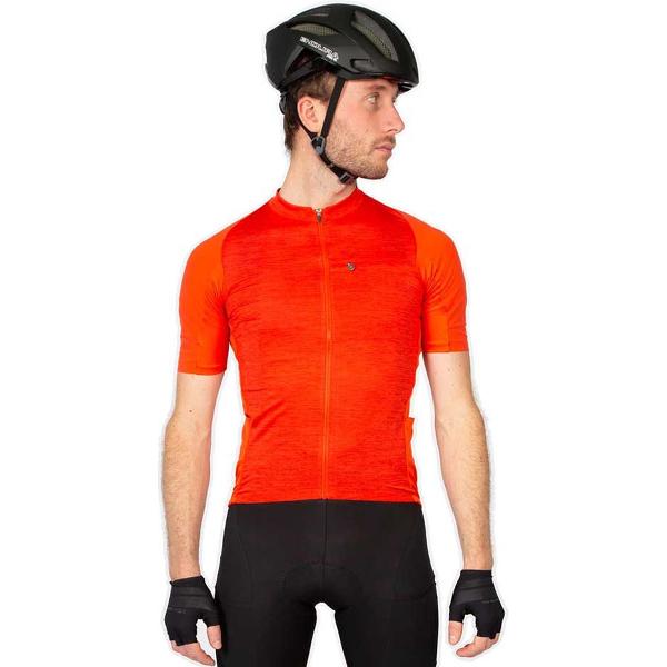 Endura Gv500 Reiver Jersey Met Korte Mouwen Oranje M Man