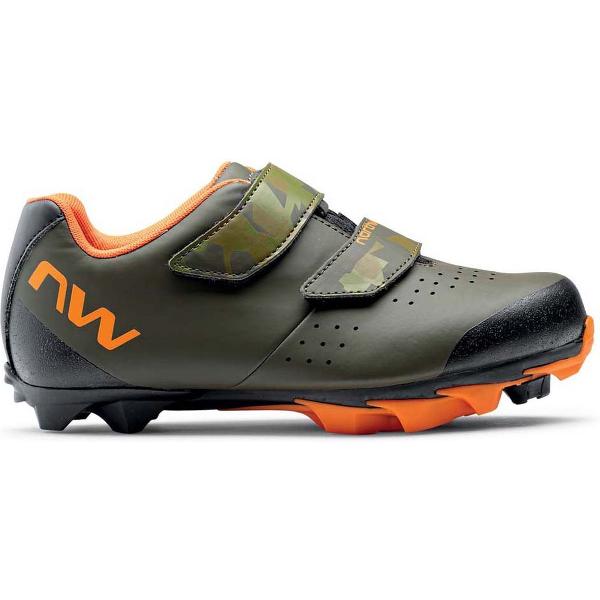 Northwave MTB Fietsschoenen Origin Junior Forest/Orange Maat 37