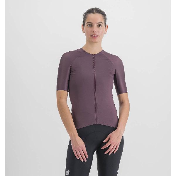 Sportful Matchy Jersey Met Korte Mouwen Paars XL Vrouw