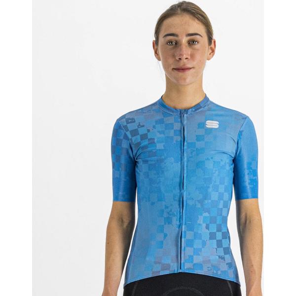 Sportful ROCKET Fietsshirt Dames Berry Blue Blue Sea - Vrouwen - maat XXL