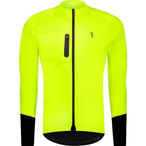 BBB Cycling ColdGuard Fietsjack - Winterjas - Winddicht en Waterafstotend - Racefiets Kleding - Neon Geel - Maat XL - BBW-456