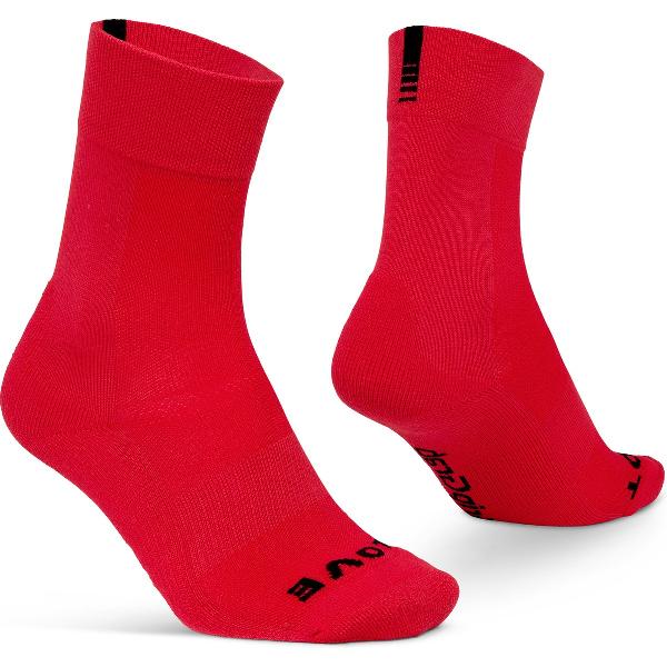 GripGrab - Thermo SL Winter Fietssokken Isolerende Wielersport Sokken - Rood - Unisex - Maat M