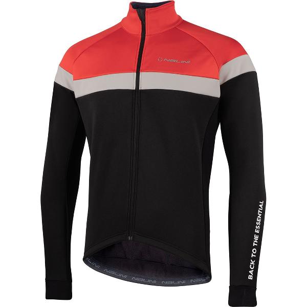 Nalini Fietsjack Heren Zwart Rood - ROAD JKT BLACK RED - XXL