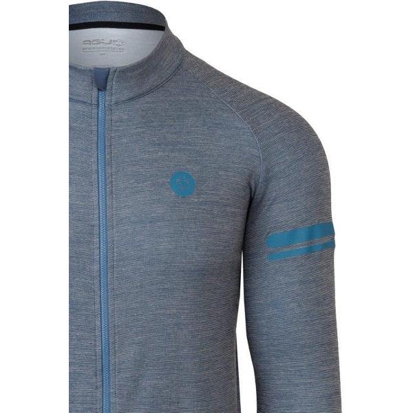 AGU Merino Fietsshirt Lange Mouwen Performance Heren - Blue - L