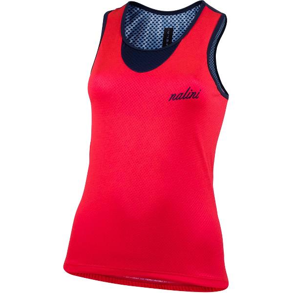 Nalini Fietsshirt Mouwloos Dames Roze Blauw - TANK TOP LADY FUCHSIA BLUE - L