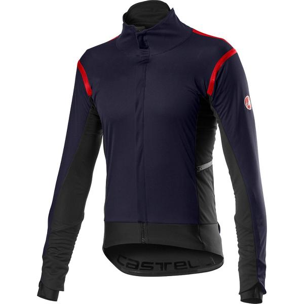 Castelli Fietsjack Lange mouwen Rain or Shine Heren Blauw - Alpha RoS 2 Jacket Savile Blue - S