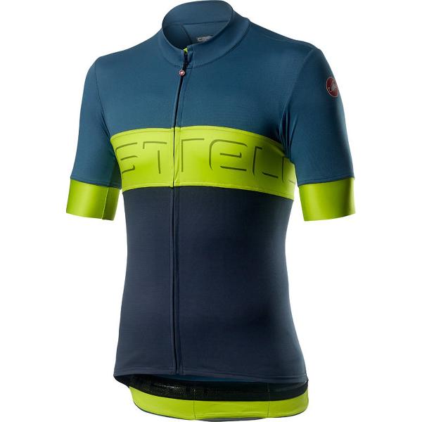 Castelli Fietsshirt Heren Blauw - CA Prologo VI Jersey Light Steel Blue - S