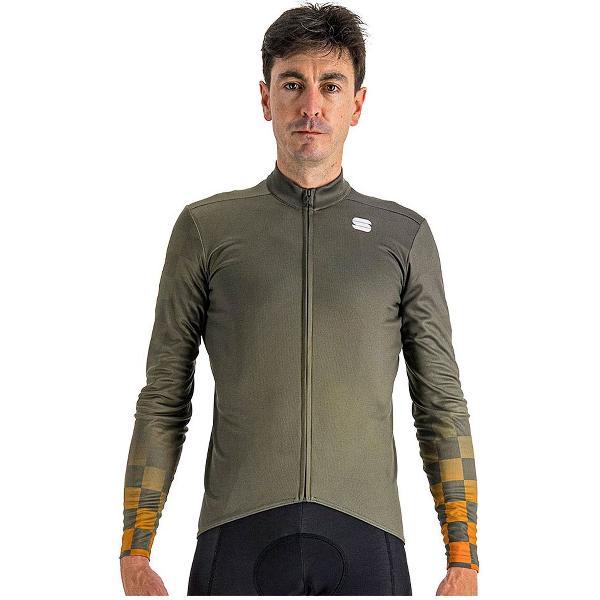 Sportful Rocket Thermische Jersey Met Lange Mouwen Groen S Man