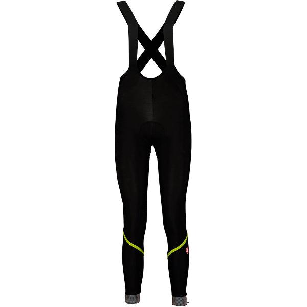 Castelli VELOCISSIMA DT lange fietsbroek BLACK/ELECTRIC LIME-SILVER REF - Vrouwen - maat S