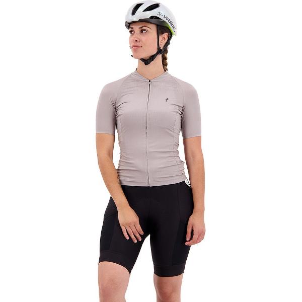 Specialized Outlet Sl Air Solid Korte Mouwen Fietsshirt Grijs S Vrouw