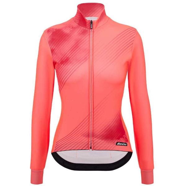 Santini Pure Dye Jersey Met Lange Mouwen Oranje M Vrouw