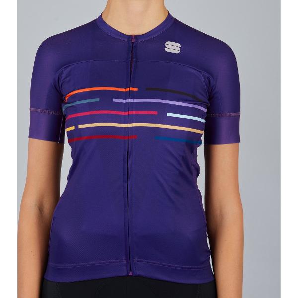 Sportful Fietsshirt korte mouwen Dames Paars - V�LODROME W SHORT SLEEVE JERSE VIOLET - S