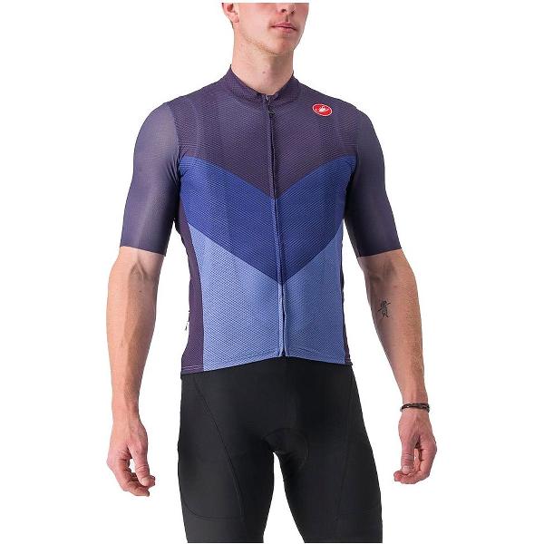 Castelli Endurance Pro 2 Jersey Met Korte Mouwen Blauw M Man