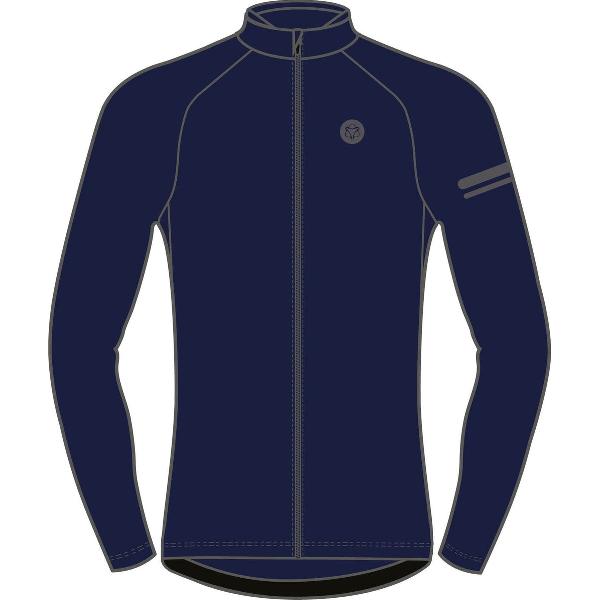 AGU Thermo Fietsshirt Lange Mouwen Essential Heren - Blauw - M