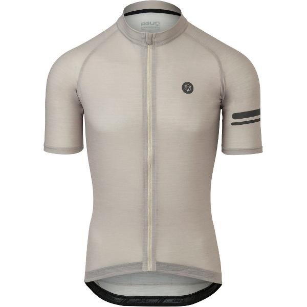 AGU Merino Uni Fietsshirt Trend Heren - Beige - XL