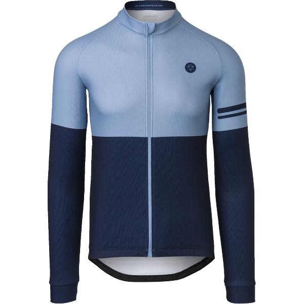 AGU Duo Fietsshirt Lange Mouwen Essential Heren - Cloud - Maat XXL