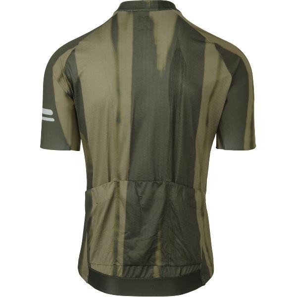 AGU Vertical Paint Fietsshirt Performance Heren - Strategy Green - XXXL