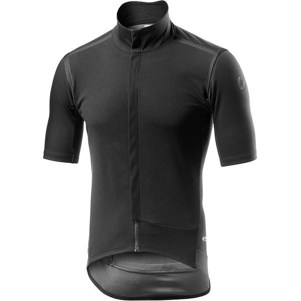 Castelli Fietsjack korte mouwen voor Heren Zwart Reflective / CA Gabba Ros Light Black/Reflex