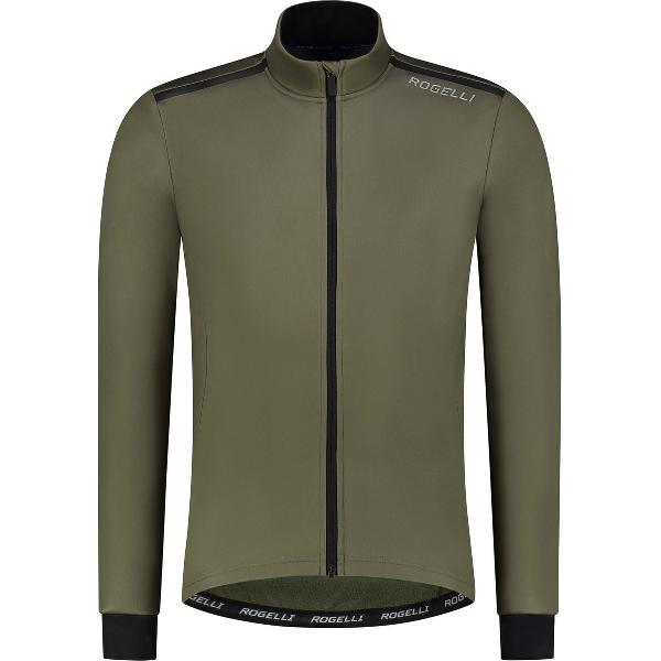 Rogelli Core Fietsjas - Winterjack Heren - Comfort fit - Green - Maat XL