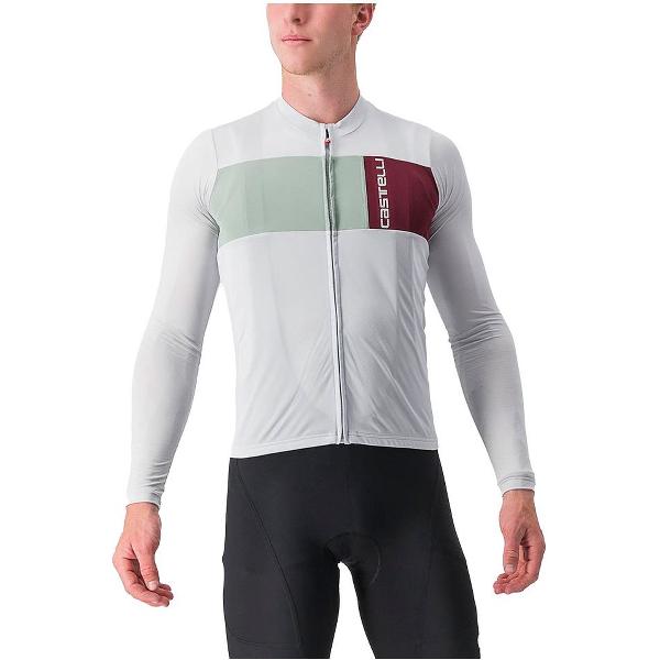 Castelli Prologo 7 Jersey Met Lange Mouwen Wit M Man