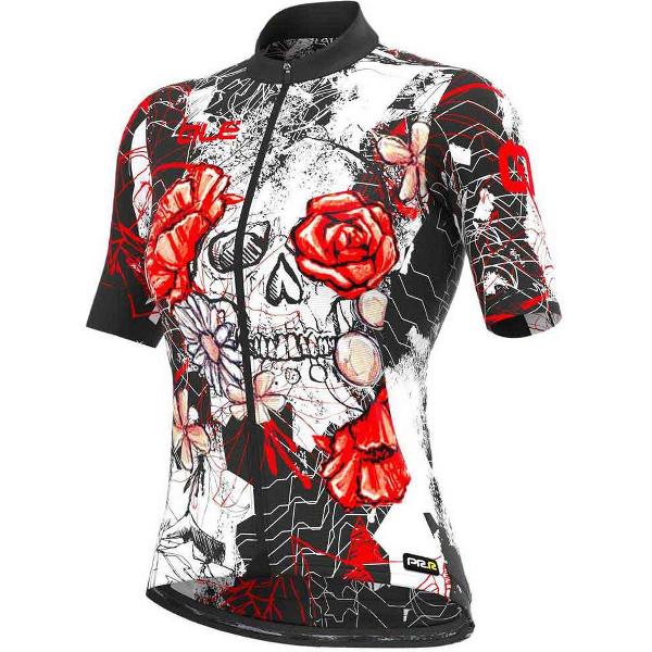 Ale Prr Skull Korte Mouwen Fietsshirt Veelkleurig M Vrouw