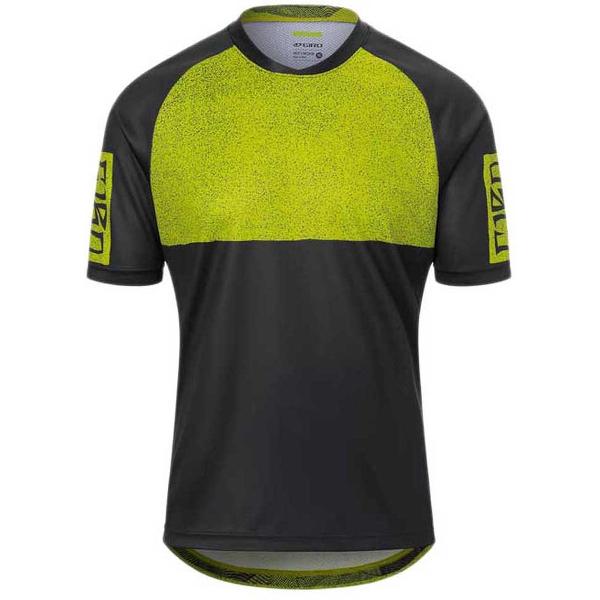 Giro Roust Jersey Met Korte Mouwen Groen,Zwart XL Man