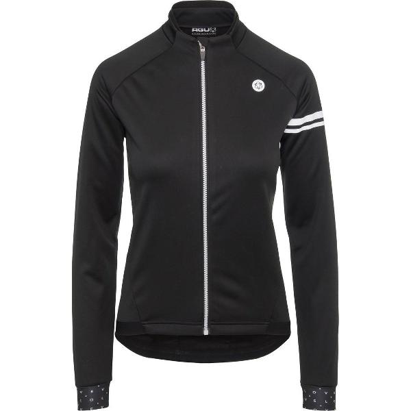 AGU Winter Thermo Fietsjack Essential Dames - Zwart - L - Winddicht - Waterafstotend