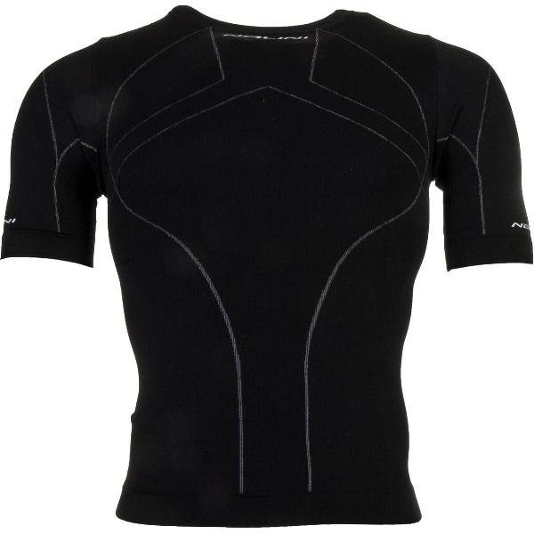 Nalini - Unisex - Ondershirt Fietsen - Korte Mouwen - Onderkleding Wielrennen - Zwart - SATURNO - L/XL