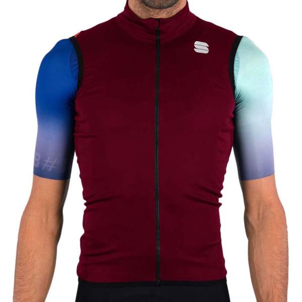 Sportful FIANDRE LIGHT NO RAIN VEST Red Wine - Mannen - maat L