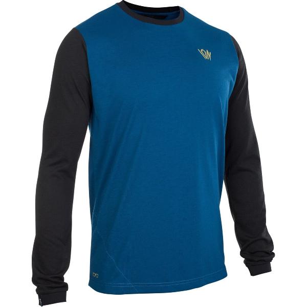 ION Seek AMP LS Tee Men, blauw Maat EU 48 | S