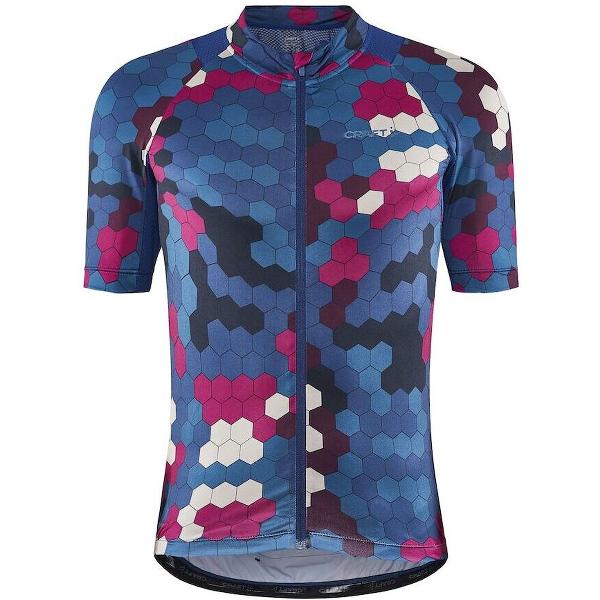 Craft ADV Endur Graphic Jersey Heren, blauw/rood