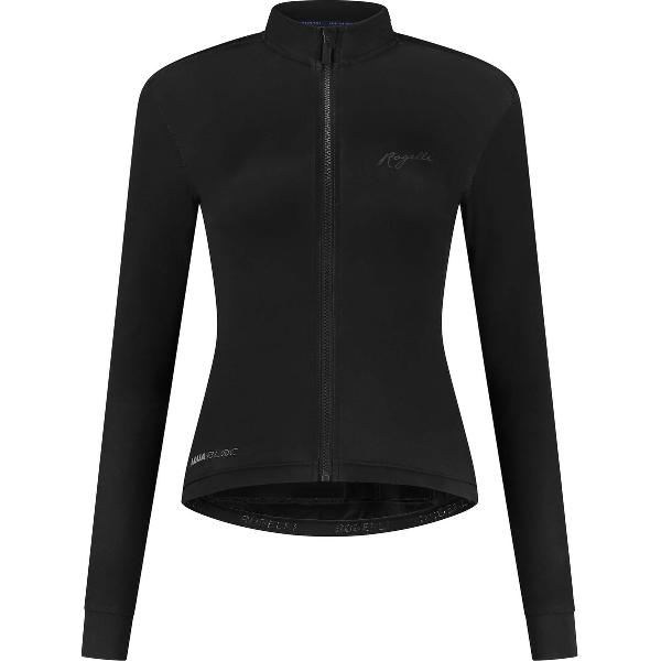 Rogelli Distance Fietsshirt - Lange Mouwen - Dames - Zwart - Maat XS