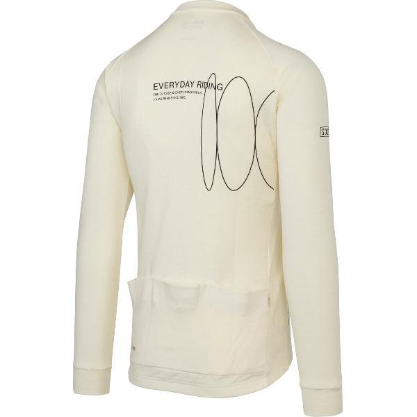 AGU Merino Fietsshirt Lange Mouwen SIX6 Heren - Undyed - S