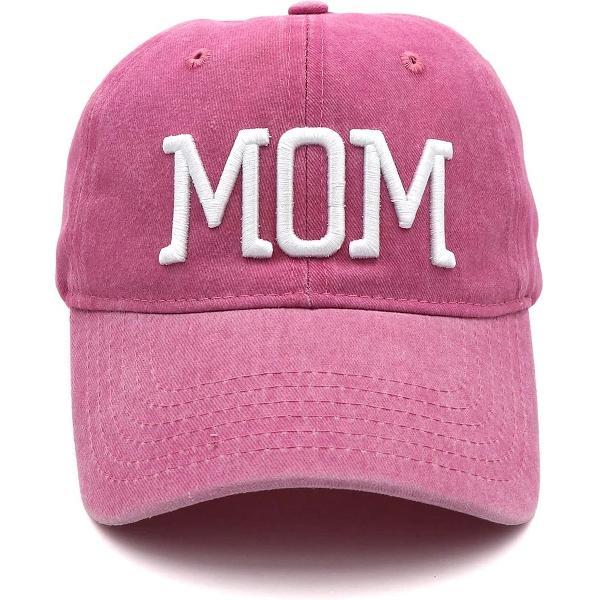 WiseGoods Luxe Dames Pet Mom - Moederdag Cadeautje - Vrouwen Petten - Cap Vrouw - Kleding - Dameskleding - Caps - Cadeau - Roze