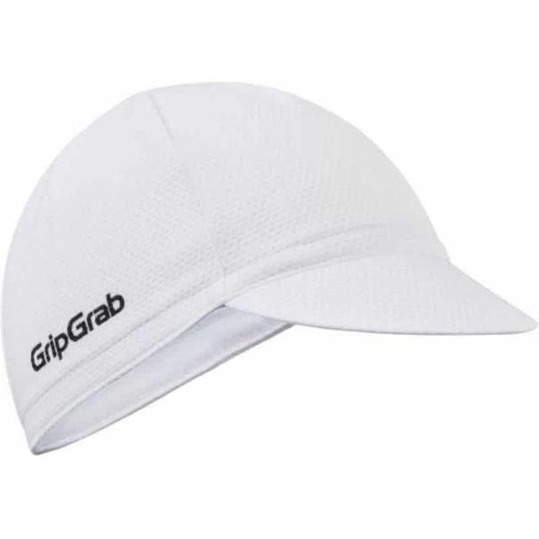 GripGrab - Lightweight Zomer Fietspet Mesh Cycling Cap Retro Fietsmuts - Wit - Unisex - Maat S/M