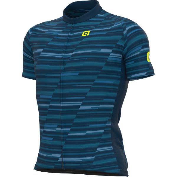 Ale Fietsshirt Korte Mouwen Solid Step - Zwart - L - Valt klein